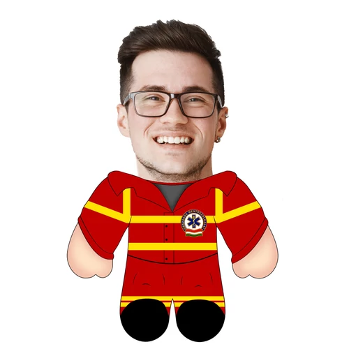 Mentős egyedi arcképes figura!